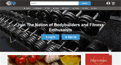 Desktop Screenshot of bodybuildingnation.com